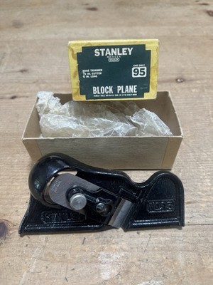 Stanley Edge Trimming #95 Block Plane Mint   New Old Stock in Original Box