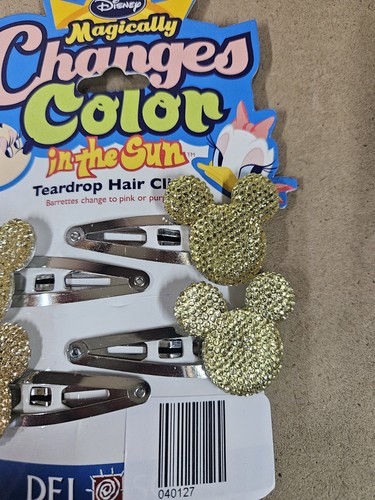 Disney Teardrop Hairclips Changes Colour In The Sun - Picture 3 of 5