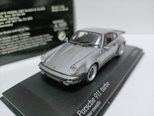 Minichamps 1:43 Porsche 911 930 Turbo 1977 Metallic Grey Diecast Car Model