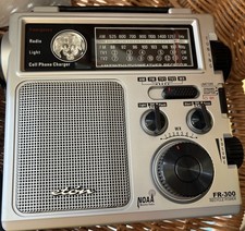 Hand-Crank ETON FR300 Multi-Purpose AM/FM/TV-VHF Radio NOAA Weather Emergency