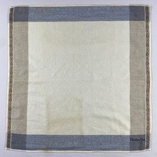 Vintage Christian Dior Handkerchief Pocket Square Bandana Neckerchief