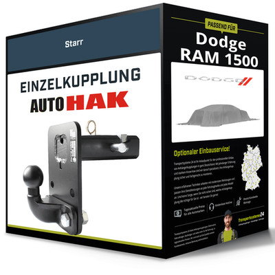 Starre Anhängerkupplung für DODGE RAM 1500 01.2009-jetzt Auto Hak AHK