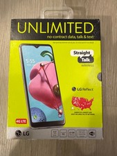 Straight Talk lock LG Reflect LGL555DL 6.5" Display 32GB TracFone, Black