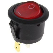 Interrupteur 3 cosses rouge pom0004016 - centrale vapeur