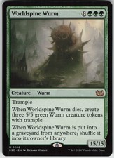 Worldspine Wurm M Commander: Duskmourn: House of Horror 206 NM