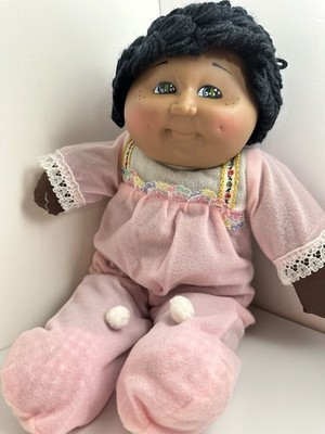 Kids Dark Complexion Brown Eyed Doll With Fancy Pink Outfit