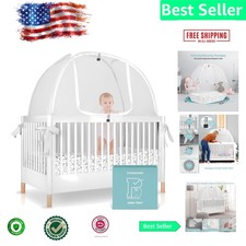 Baby Crib Tent with Safety Features - Prevents Climbing and Insect Access