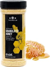 (Free Duty Tax) The Spice Lab Granulated Honey (9.7 oz) – Raw Honey Powder &