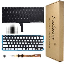 Black US Backlit Keyboard For MacBook Air 11Inch A1370 A1465 20112015 Set