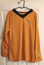Classic Star Trek Deluxe Spock Men's Costume Shirt - Large
