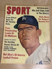 Vintage Sport Wally Moon October 1961 Magazine B4470