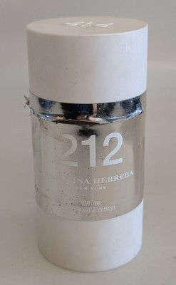 212WHITE LIMITED ED by Carolina Herrera 60 ml 2.0 oz EDT Spray Box is Shelf ware