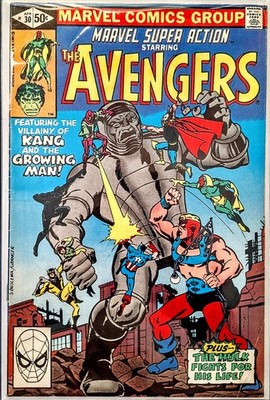 MARVEL SUPER ACTION #30 THE AVENGERS FN THOR IRON MAN CAP REPRINTS AVENGERS #69