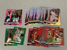 2025 Prizm Baseball Cards - PYP Silver, Red Wave, Green, & Pink Ice Prizm