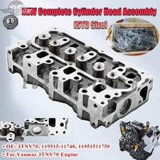 NEW Complete Cylinder Head Assembly for Yanmar 3TNV70 Engine 119515-11740 11750