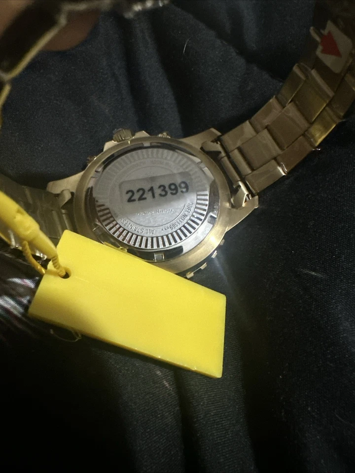 Reloj Invicta para hombre 45 mm especial piloto cronógrafo esfera plateada tono dorado 11369 Foto 3 de 4