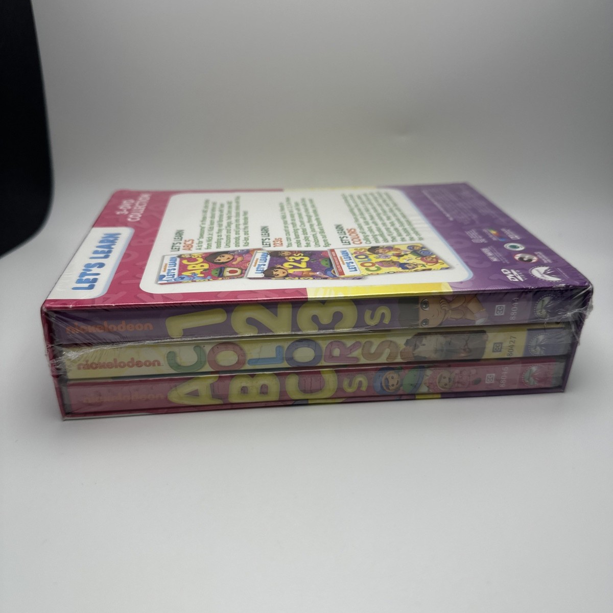 Let's Learn 3 Pack: 123s & Abcs & Colors Nickelodeon Dora Rare OOP