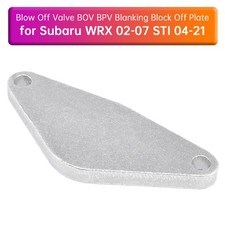 Blow Off Valve Bov Bpv Blanking Block Off Plate For Subaru Wrx 02-07 Sti 04-21. Blow Off Valve Bov Bpv Blanking Block Off Plate For Subaru Wrx 02-07 Sti 04-21.