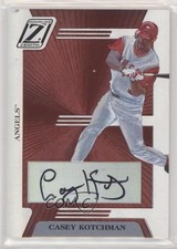 2005 Donruss Zenith Z-Graphs 43/100 Casey Kotchman #ZB-57 Auto 0m0