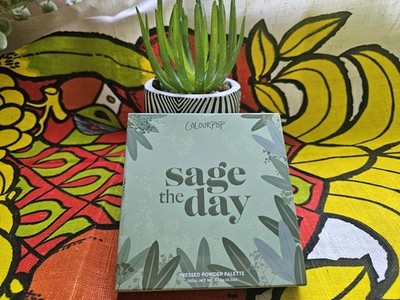 ColourPop Sage the Day Eyeshadow Palette Greens 0.3 oz  Shimmers and Mattes