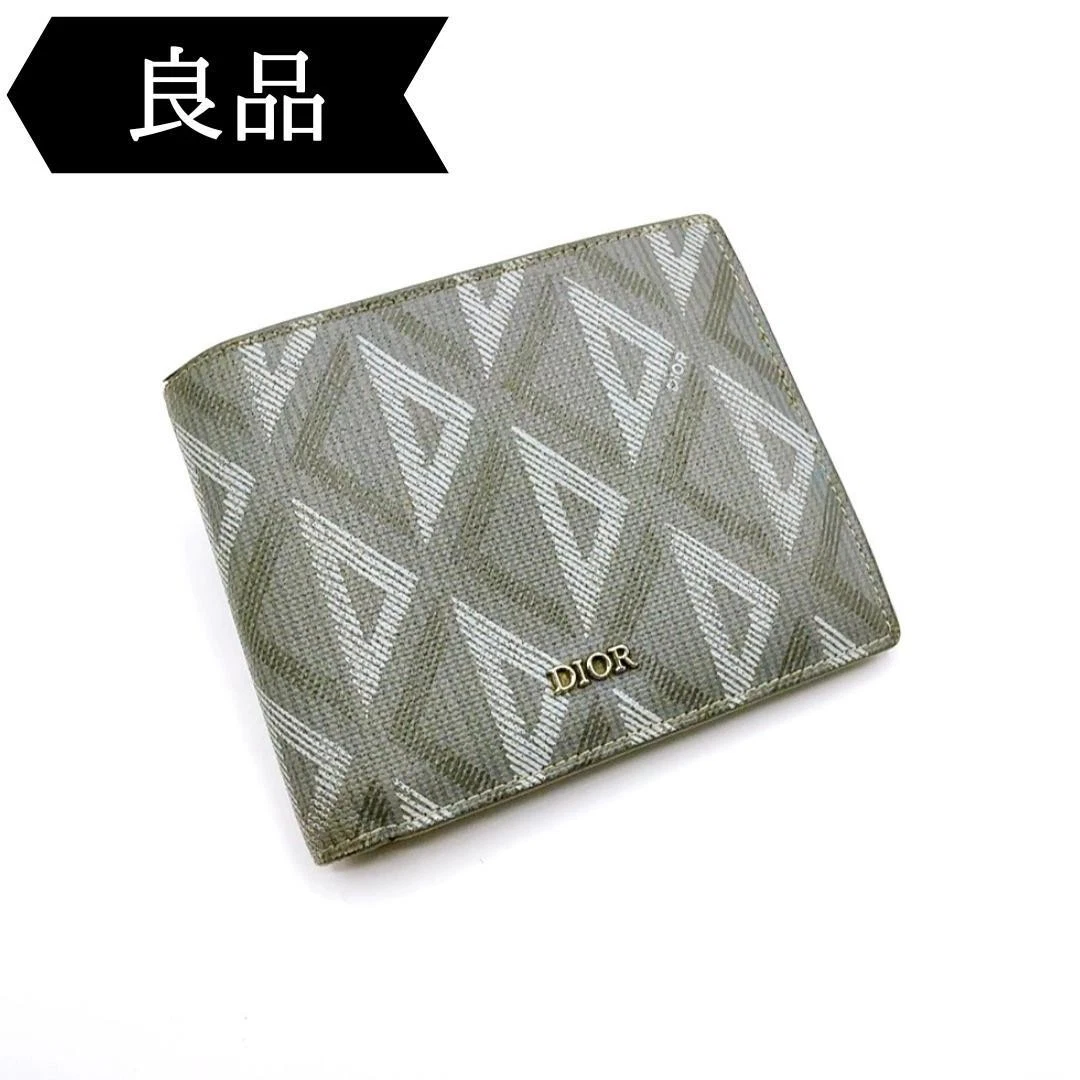 Portefeuille Christian Dior CD Diamant Bifold   Authentique   Marque
