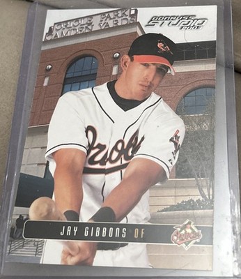 2003 Donruss Studio Jay Gibbons #7 MUSTER GESTEMPELT NUR NOCH 1 VORHANDEN 1/1