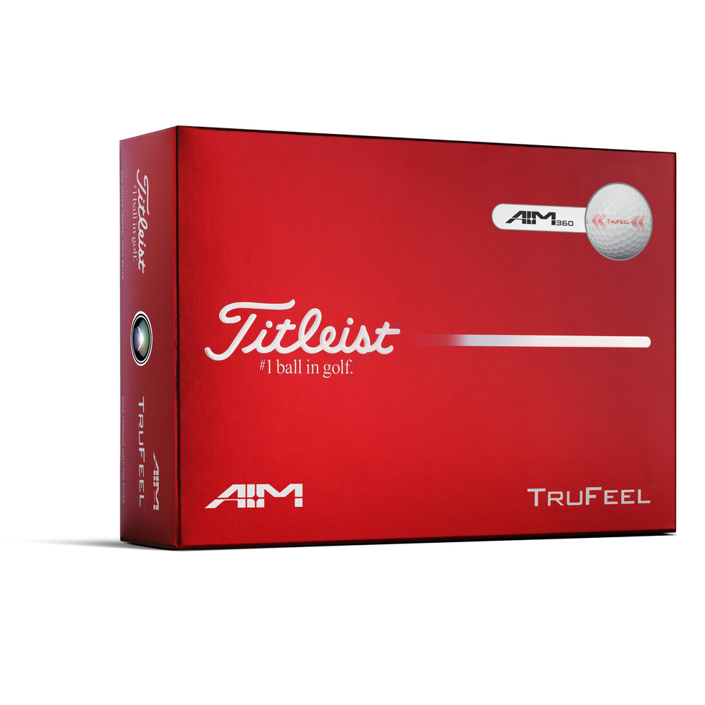 Titleist 2026 TruFeel AIM 360 Golf Balls, Men's, White