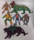 Lot Of Vintage Masters Of The Universe He-Man, Skeletor Battle Cats MOTU Figures