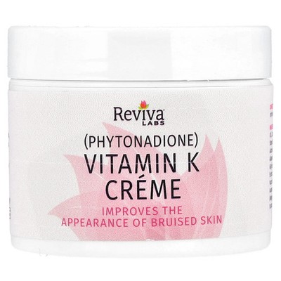 Reviva Labs Vitamin K Creme 1 5 oz 42 g Cruelty-Free, Not Tested on Animals,