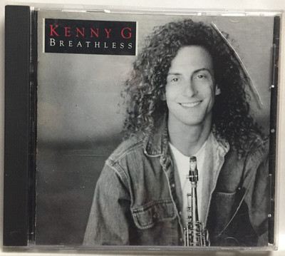 Kenny G - Breathless (CD,1992,Arista,1st Ed) 07822-18646-2, RARE 1st PRESSING!