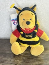 Vintage Disney Store Winnie the Pooh bumble bee bean bag plush toy