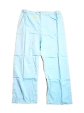 QTY (2) USGI ARMY Blue Pajamas PJ SLEEP Bottoms Pants MEDIUM NIB MADE IN THE USA