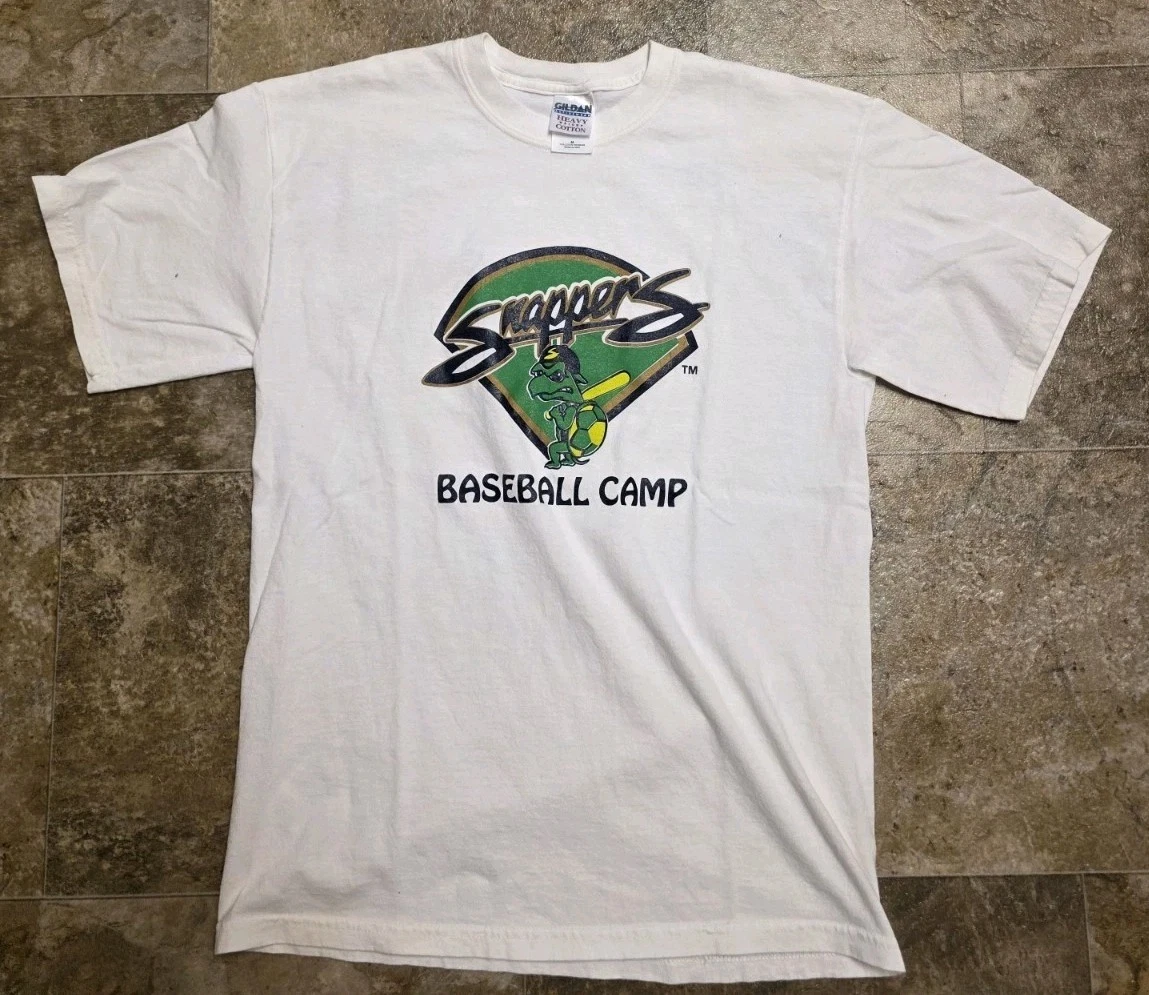 Rare Vintage Beloit Snappers Baseball Camp Minor League Shirt Size Medium 19x28