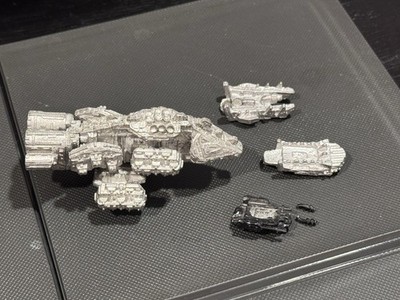 Battlefleet Gothic Ork battleship