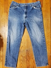 Vintage Lee Storm Rider Jeans Men's Size 40x32 (Actual 38") USA Made Union Stamp
