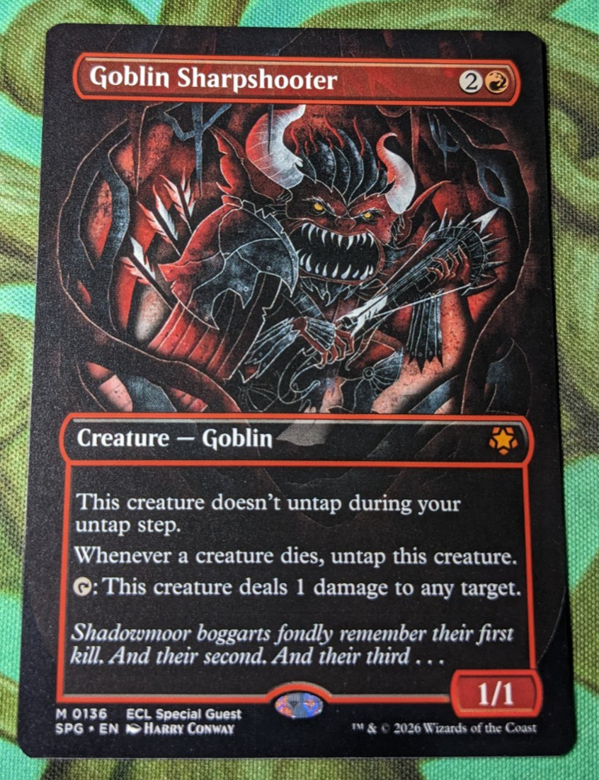 x1 NM - Goblin Sharpshooter (Borderless) Special Guests