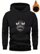 Men'S  Women'S Anime Manga Print Hooded Sweatshirt -Thickened Winter Warmth w/K