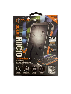 SOLAR ROC10 10,000 mAh Powerbank w/ Wireless Charging & Fast Charging TT-PBW-10C
