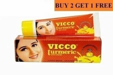 Vicco Turmeric Skin Cream Fairness - 15 Gram Pack BUY 2 GET 1 Free total 3