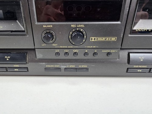 Technics Stereo Double Cassette Deck RS-TR210 ***NO AUDIO OUT*** - Picture 8 of 13