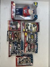 NASCAR Christmas Ornaments Lot Of 8 Trevco  Hallmark Dale Earnhardt Jimmie