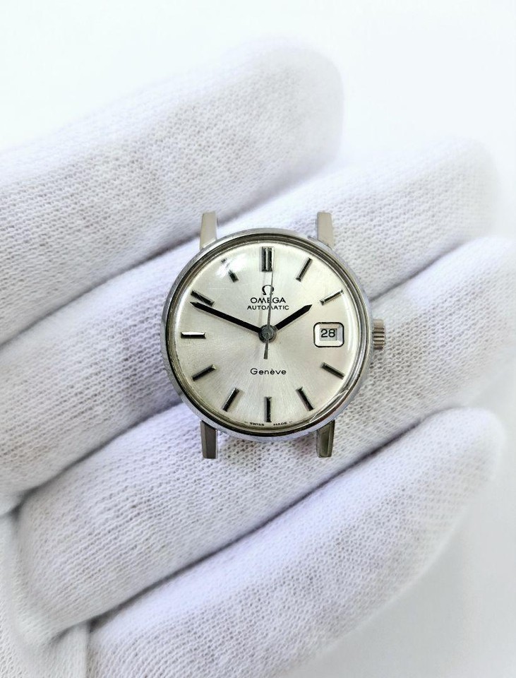 Omega Geneve Women’s Watch Automatic Analog Round 22mm Silver eBay