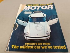Aug 1978 MODERN MOTOR Mag PORSCHE 930 TURBO Saab BMW Triumph TR7 