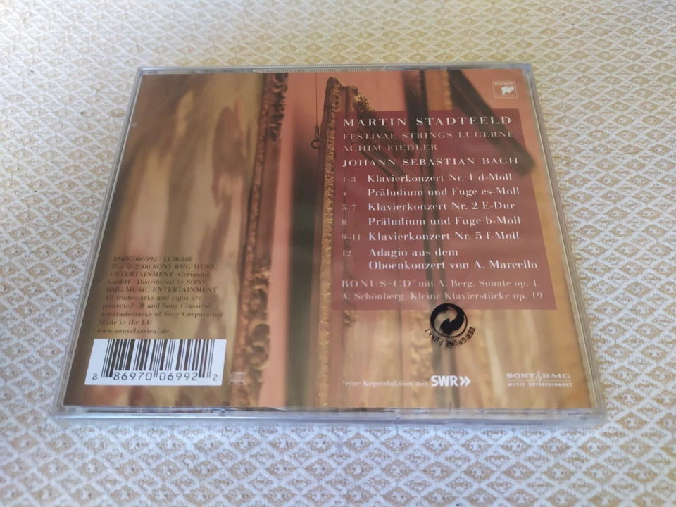 Stadtfeld ‎– Bach : Piano Concertos, Klavierkonzerte - Limited Edition 2CD NEW - Photo 2/2