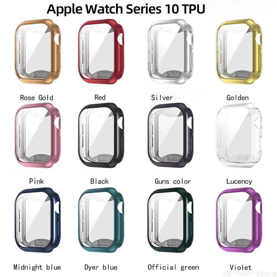 Capa protetora de tela cheia TPU macia para Apple Watch Series 11 10 42mm 46mm - Imagem 2 de 4