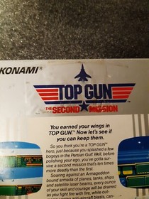 top gun the second mission nintendo nes en boite sans notice PAL A UKV 🇬🇧