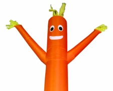Wacky Wavy Inflatable Dancing Tube Man Advertising Dancer  Orange 20 Ft Tall