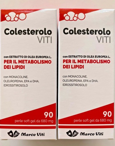 2 Colesterolo VITI NUOVO x Controllo colesterolo MONACOLINA e Omega3  tot180perle | eBay