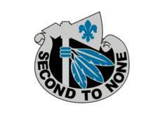 4" 2nd infantry division dui second to none army bumper sticker decal usa made