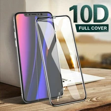 Screen Protector for iPhone 14 13,12 11,Pro Max Curved FULL COVER TEMPERED GLASS